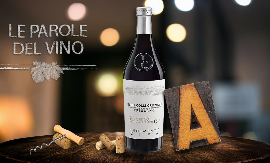 Le parole del vino con la A